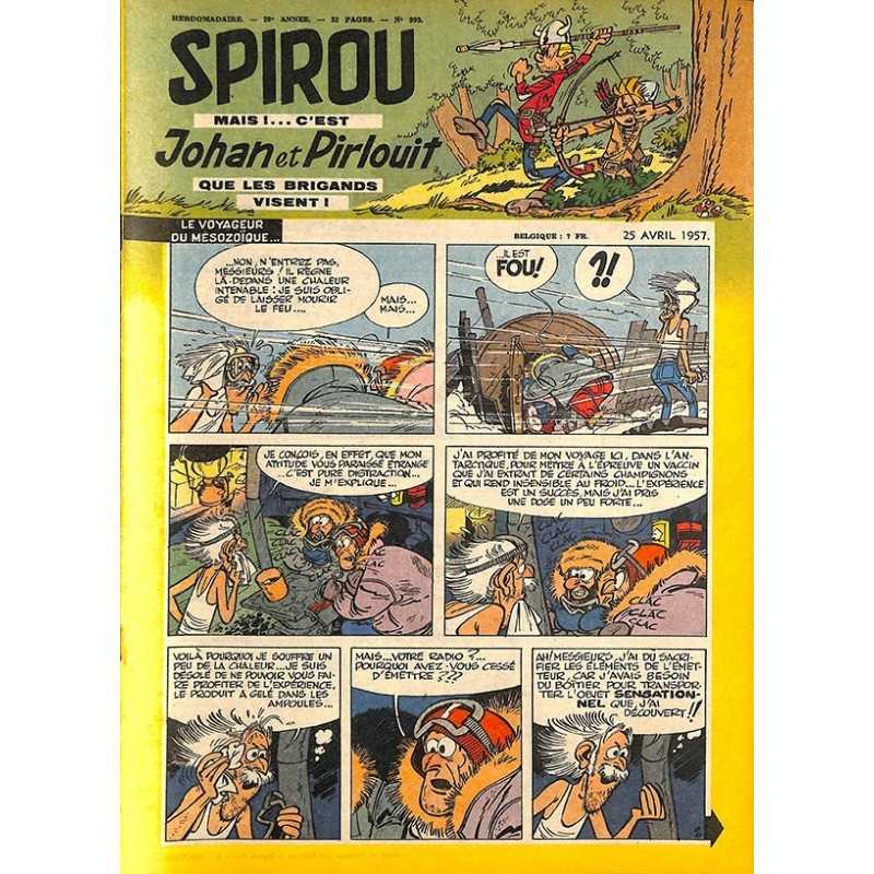 ABAO Bandes dessinées Spirou 1957/04/25 n°993