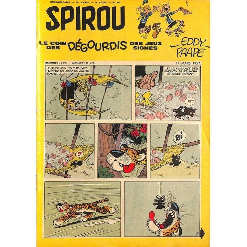 ABAO Bandes dessinées Spirou 1957/03/14 n°987