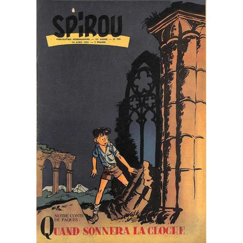 ABAO Bandes dessinées Spirou 1952/04/10 n°730