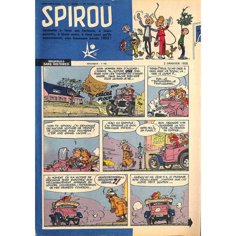 ABAO Bandes dessinées Spirou 1958/01/02 n°1029