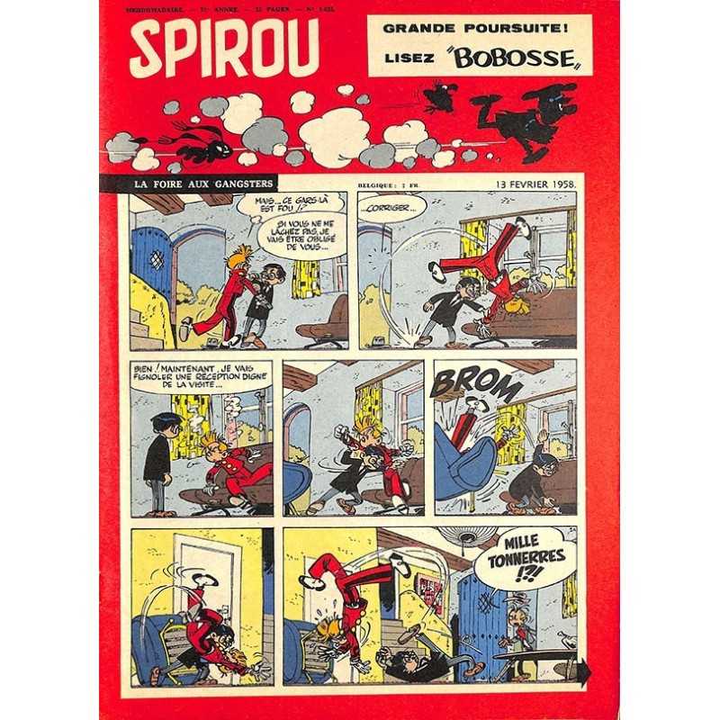 ABAO Bandes dessinées Spirou 1958/02/13 n°1035