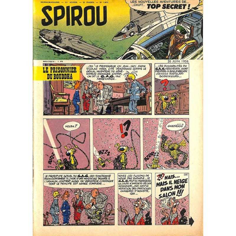 ABAO Bandes dessinées Spirou 1958/06/26 n°1054