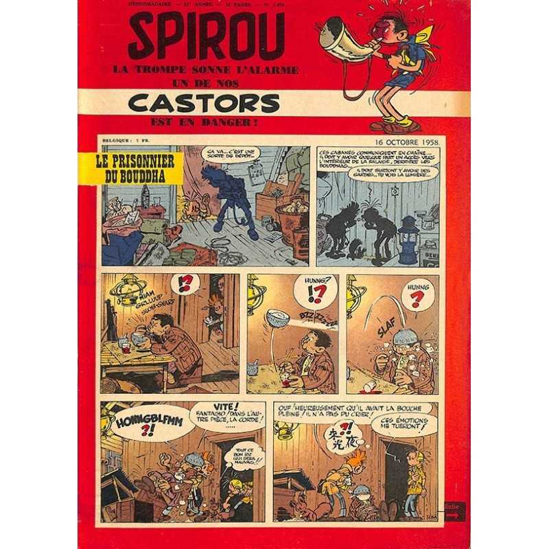 ABAO Bandes dessinées Spirou 1958/10/16 n°1070