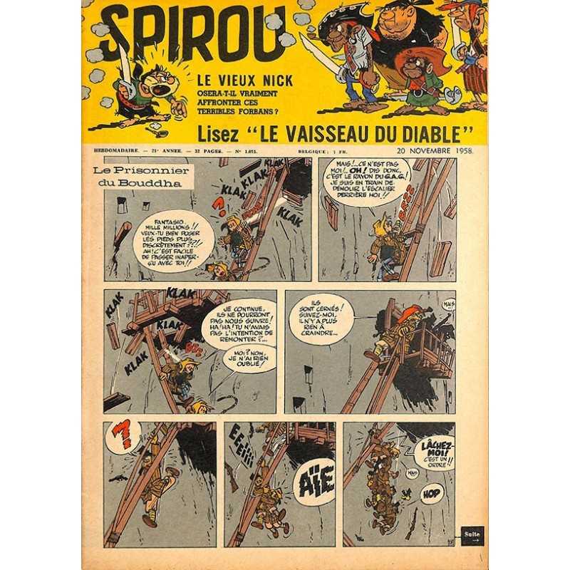 ABAO Bandes dessinées Spirou 1958/11/20 n°1075
