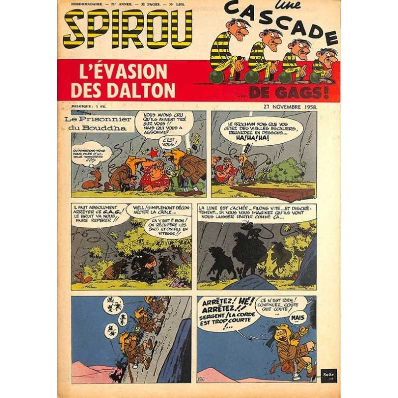 ABAO Bandes dessinées Spirou 1958/11/27 n°1076