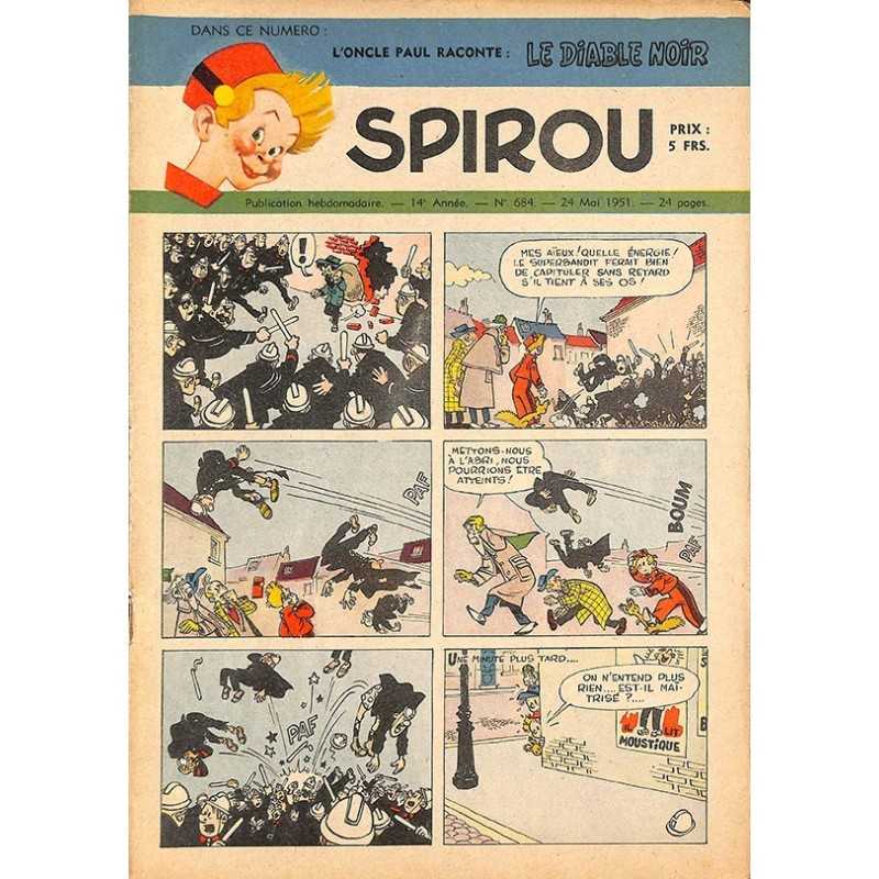 ABAO Bandes dessinées Spirou 1951/05/24 n°684