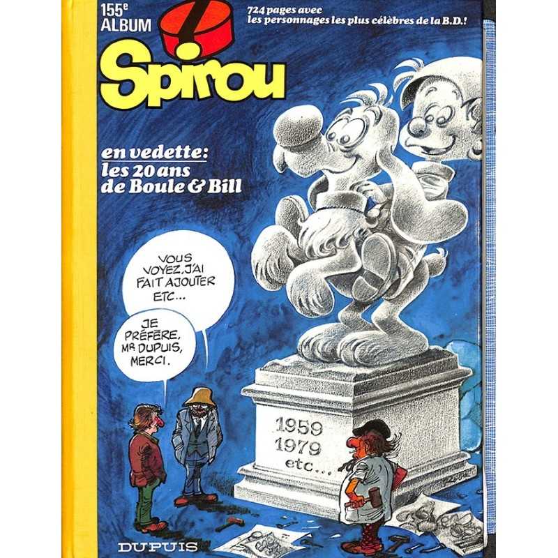 ABAO Bandes dessinées Spirou album n°155