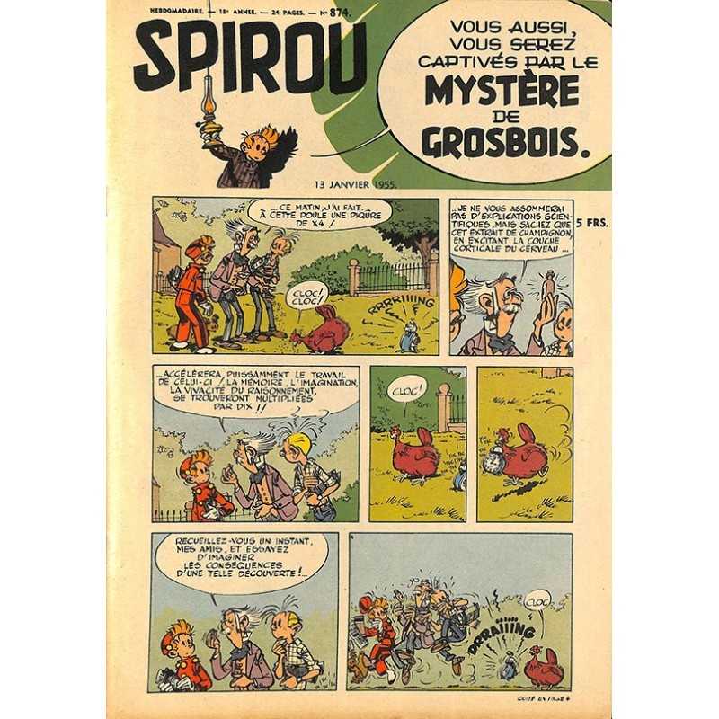 ABAO Bandes dessinées Spirou 1955/01/13 n°874