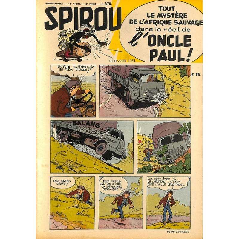 ABAO Bandes dessinées Spirou 1955/02/10 n°878