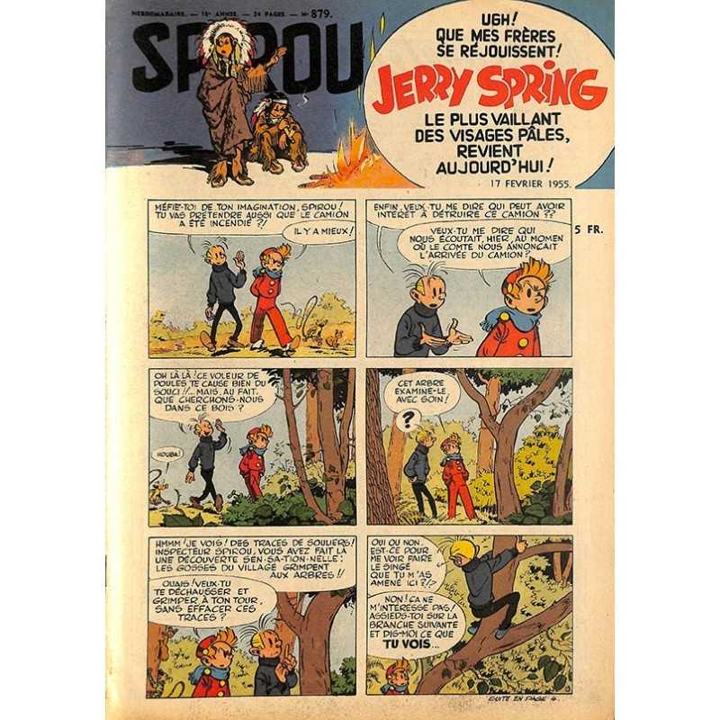 ABAO Bandes dessinées Spirou 1955/02/17 n°879