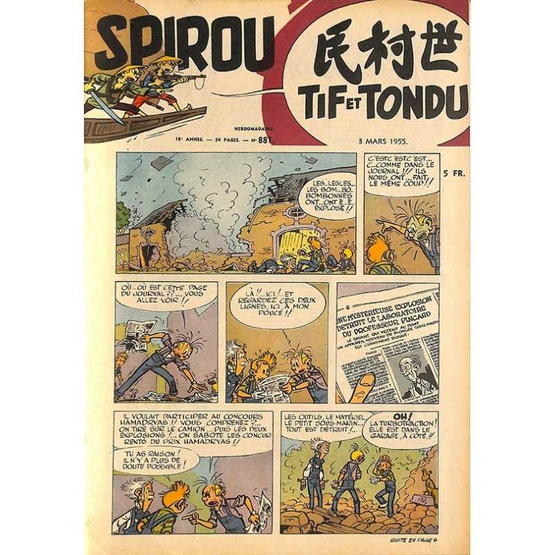 ABAO Bandes dessinées Spirou 1955/03/03 n°881