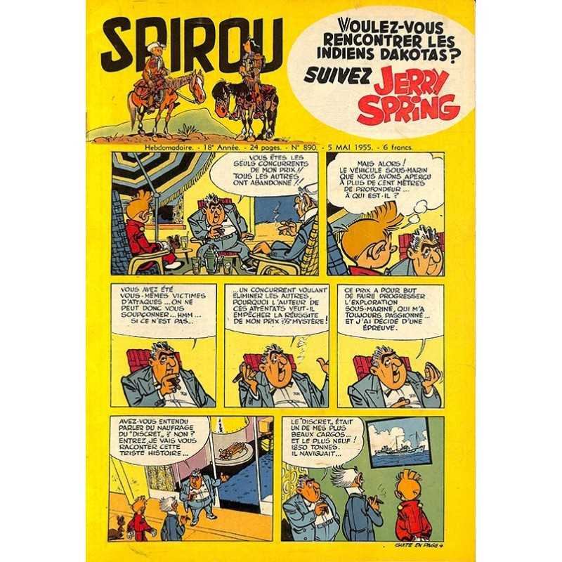 ABAO Bandes dessinées Spirou 1955/05/05 n°890