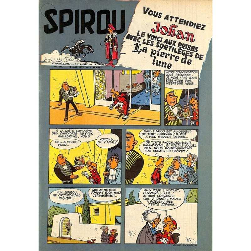 ABAO Bandes dessinées Spirou 1955/05/12 n°891