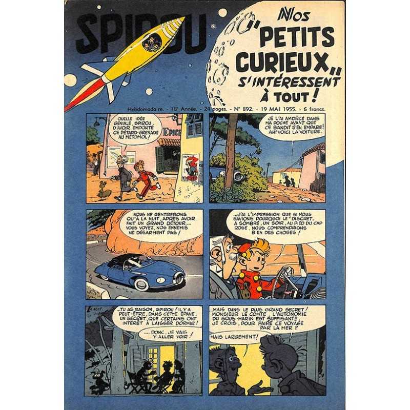 ABAO Bandes dessinées Spirou 1955/05/19 n°892