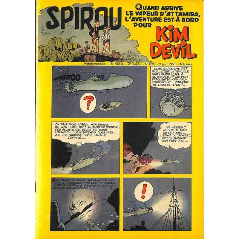 ABAO Bandes dessinées Spirou 1955/06/09 n°895