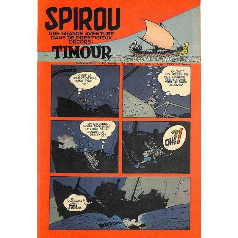 ABAO Bandes dessinées Spirou 1955/06/16 n°896