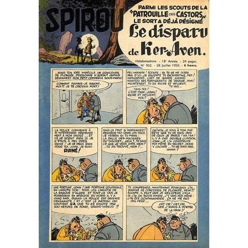 ABAO Bandes dessinées Spirou 1955/07/28 n°902