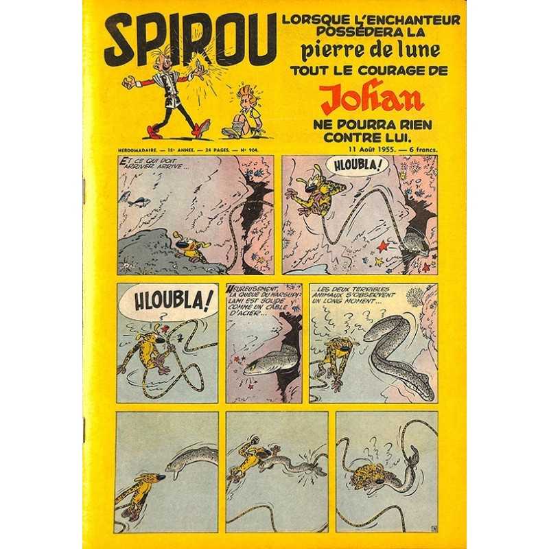 ABAO Bandes dessinées Spirou 1955/08/11 n°904