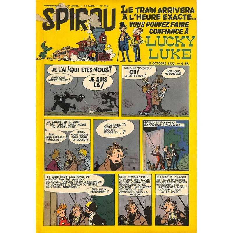 ABAO Bandes dessinées Spirou 1955/10/06 n°912