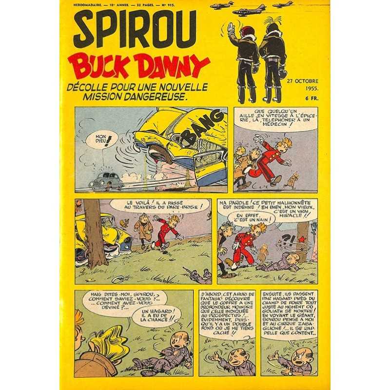 ABAO Bandes dessinées Spirou 1955/10/27 n°915