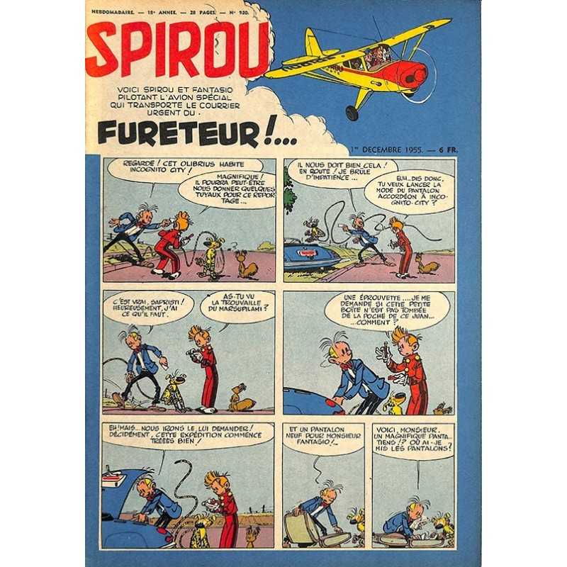ABAO Bandes dessinées Spirou 1955/12/01 n°920