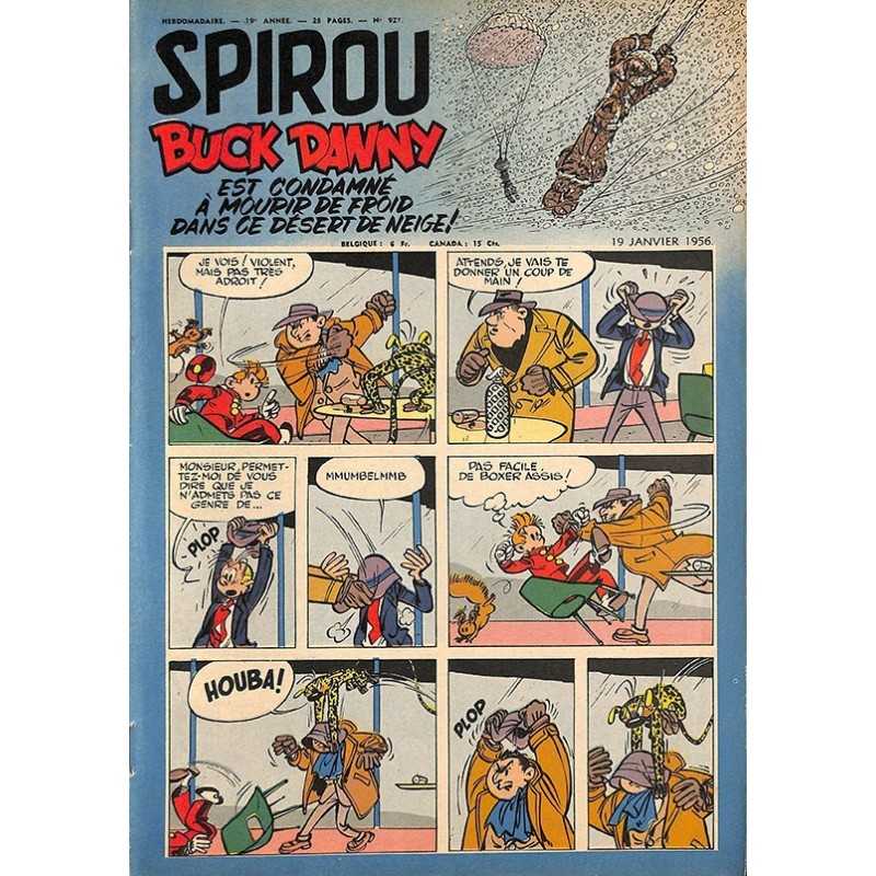 ABAO Bandes dessinées Spirou 1956/01/19 n°927