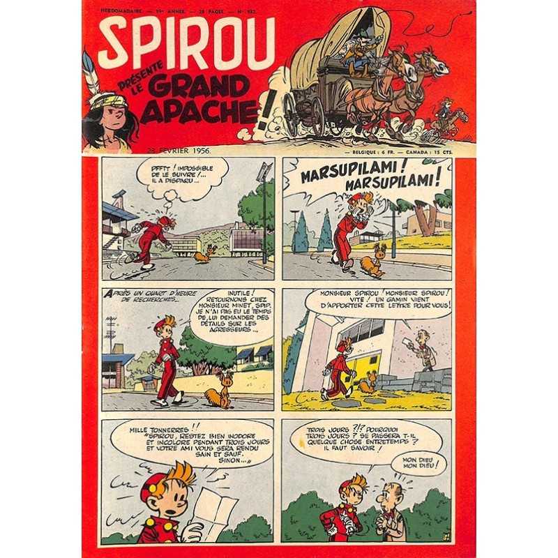 ABAO Bandes dessinées Spirou 1956/02/23 n°932