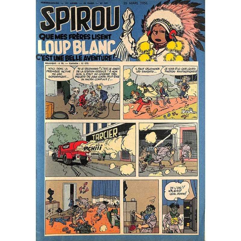 ABAO Bandes dessinées Spirou 1956/03/29 n°937