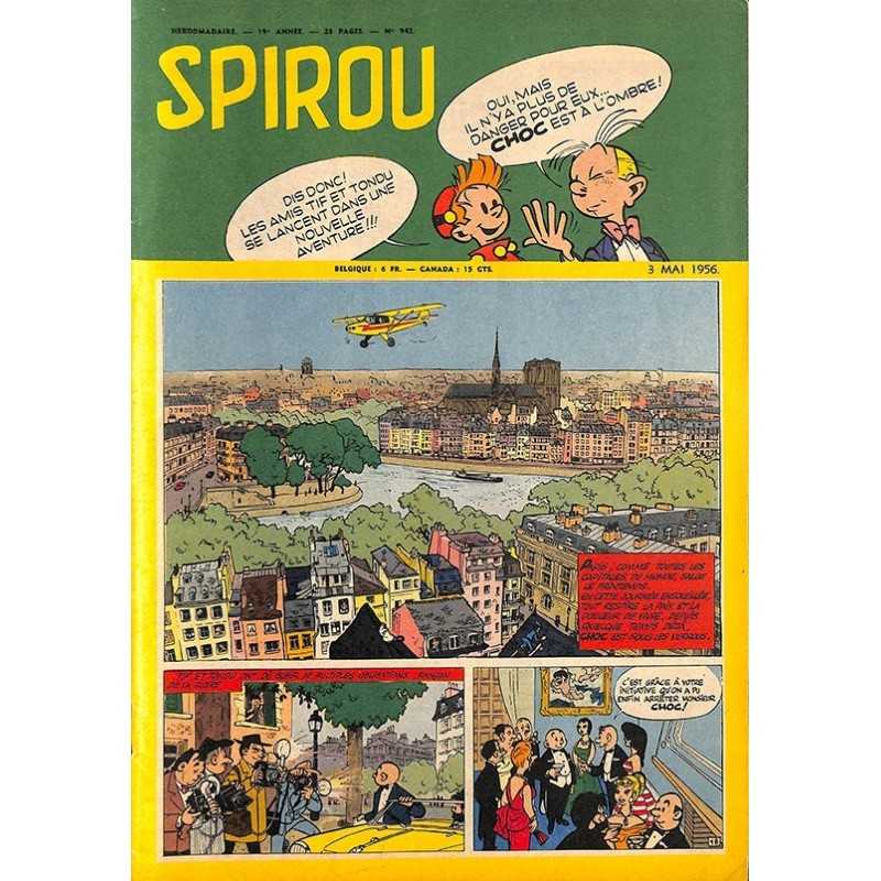 ABAO Bandes dessinées Spirou 1956/05/03 n°942
