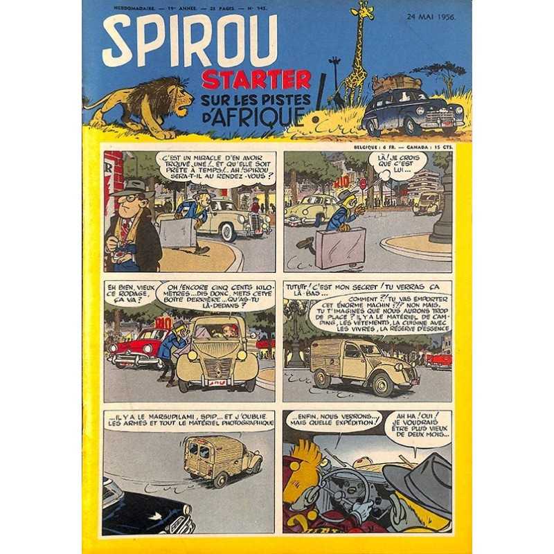 ABAO Bandes dessinées Spirou 1956/05/24 n°945