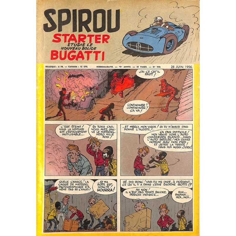 ABAO Bandes dessinées Spirou 1956/06/28 n°950