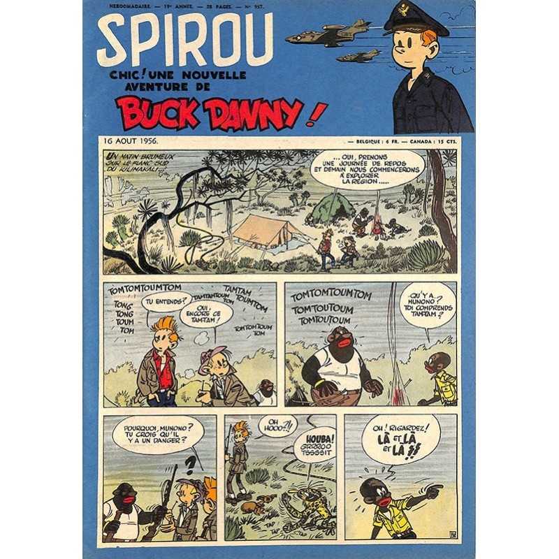 ABAO Bandes dessinées Spirou 1956/08/16 n°957