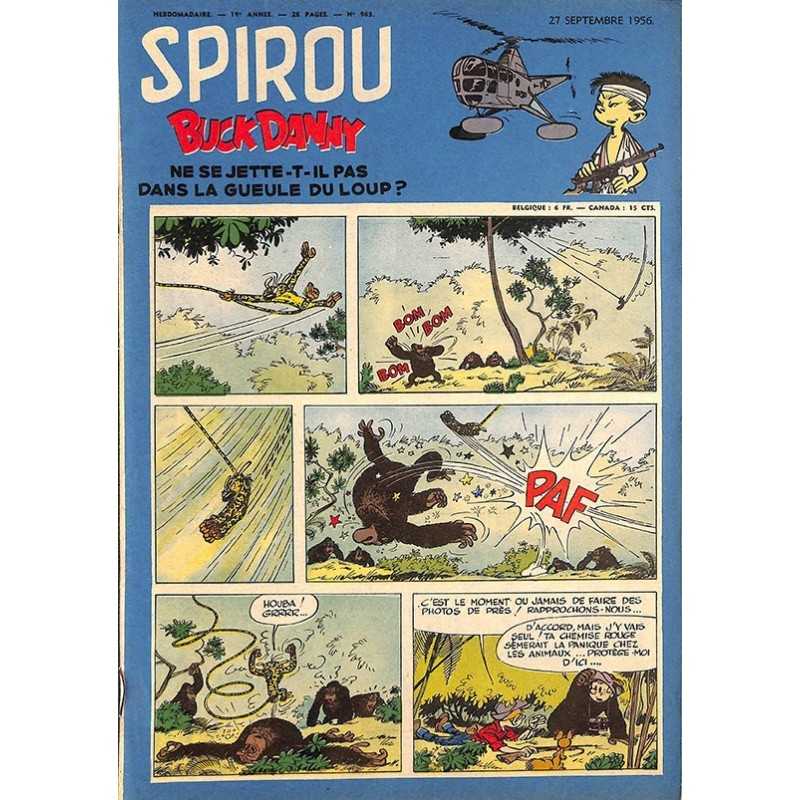 ABAO Bandes dessinées Spirou 1956/09/27 n°963