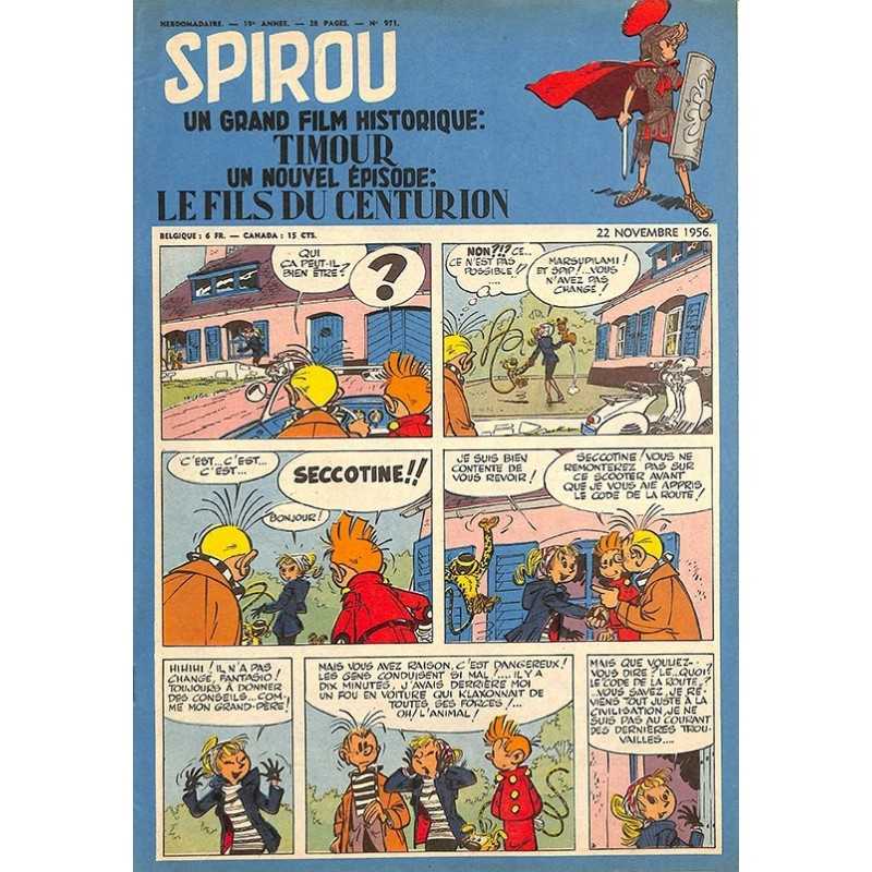 ABAO Bandes dessinées Spirou 1956/11/22 n°971
