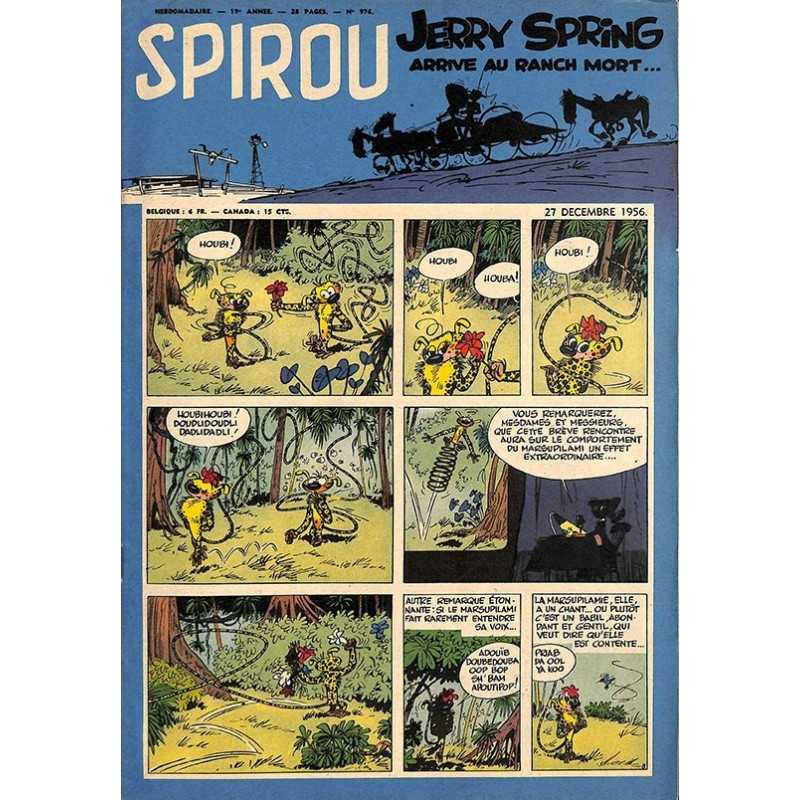 ABAO Bandes dessinées Spirou 1956/12/27 n°976