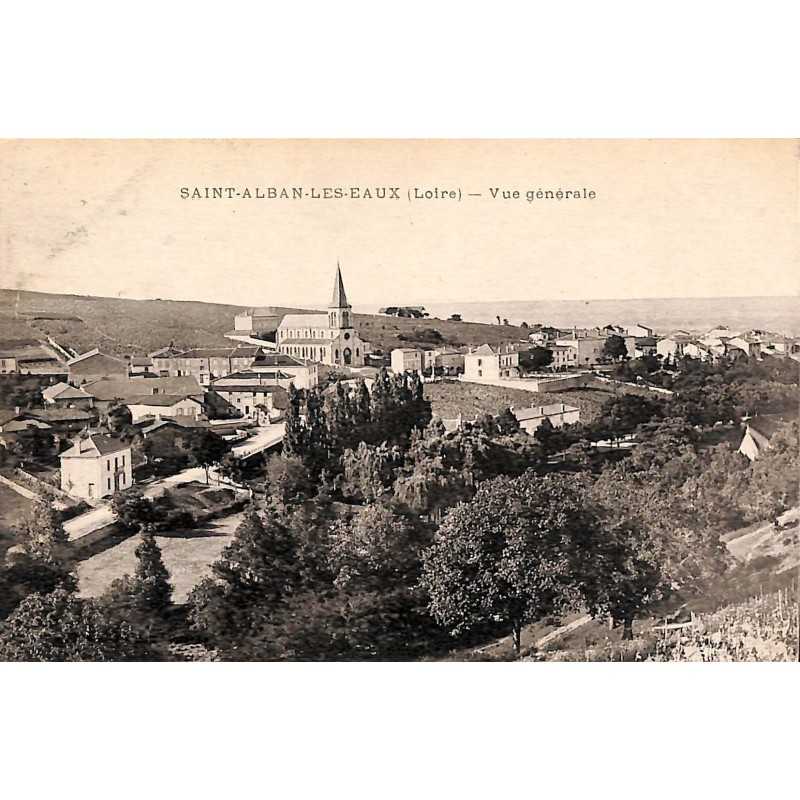 ABAO 42 - Loire [42] Saint-Alban-les-Eaux - Vue générale.
