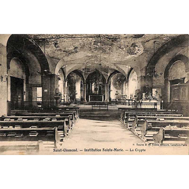 ABAO 42 - Loire [42] Saint-Chamond - Institution Sainte-Marie. La Crypte.