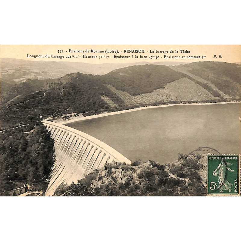 ABAO 42 - Loire [42] Renaison - Le Barrage de la Tâche.