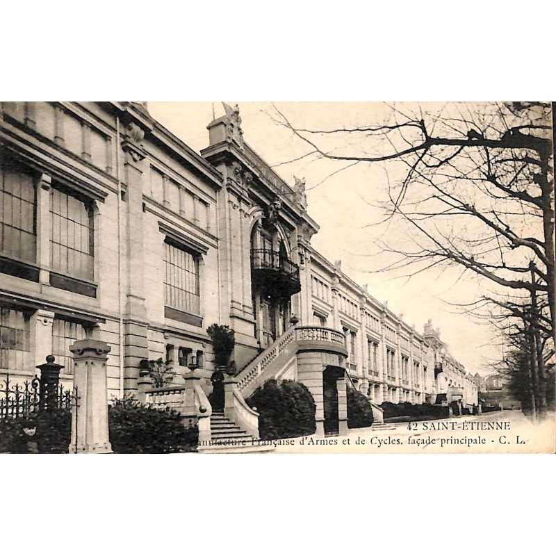 ABAO 42 - Loire [42] Saint-Etienne - Manufacture française d'Armes et de Cycles. Façade principale.