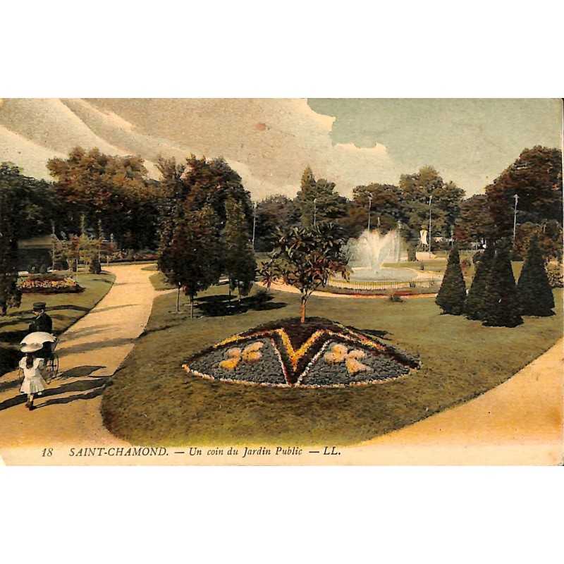 ABAO 42 - Loire [42] Saint-Chamond - Un coin du Jardin Public.