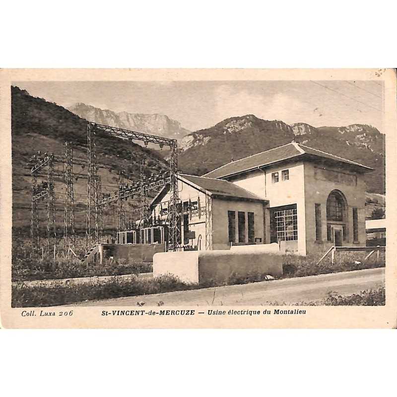 ABAO 38 - Isère [38] Saint-Vincent-de-Mercuze - Usine électrique du Montalieu.