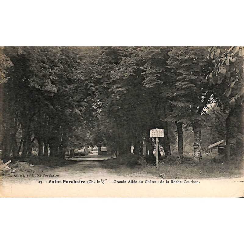 ABAO 17 - Charente-Maritime [17] Saint-Porchaire - Grande Allée du Château de la Roche Courbon.