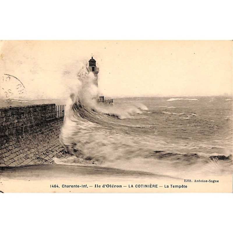 ABAO 17 - Charente-Maritime [17] Ile d'Oléron - La Cotinière. La Tempête.