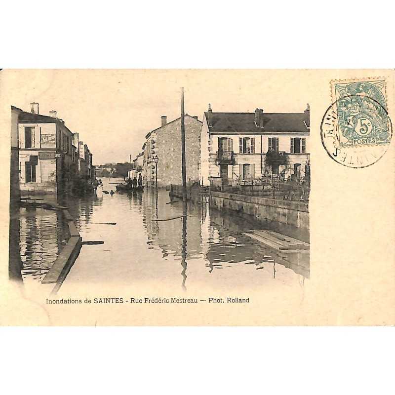 ABAO 17 - Charente-Maritime [17] Saintes - Innondations de Saintes. Rue Frédéric Mestreau.
