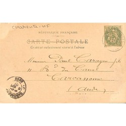 ABAO 17 - Charente-Maritime [17] Saintes - Rue Alsace-Lorraine et Clocher St-Pierre.