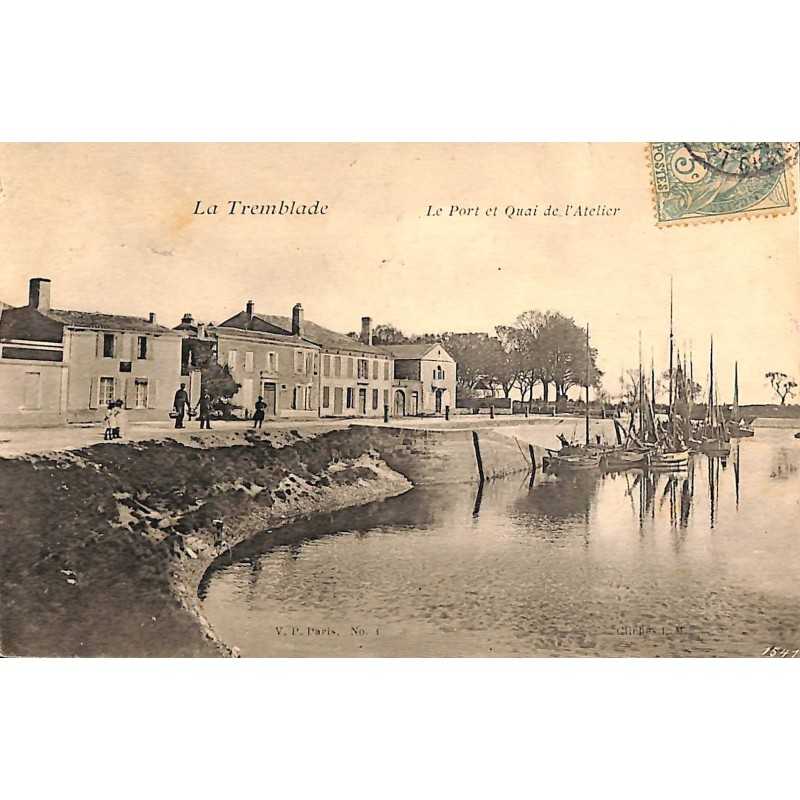 ABAO 17 - Charente-Maritime [17] La Tremblade - Le Port et Quai de l'Atelier.