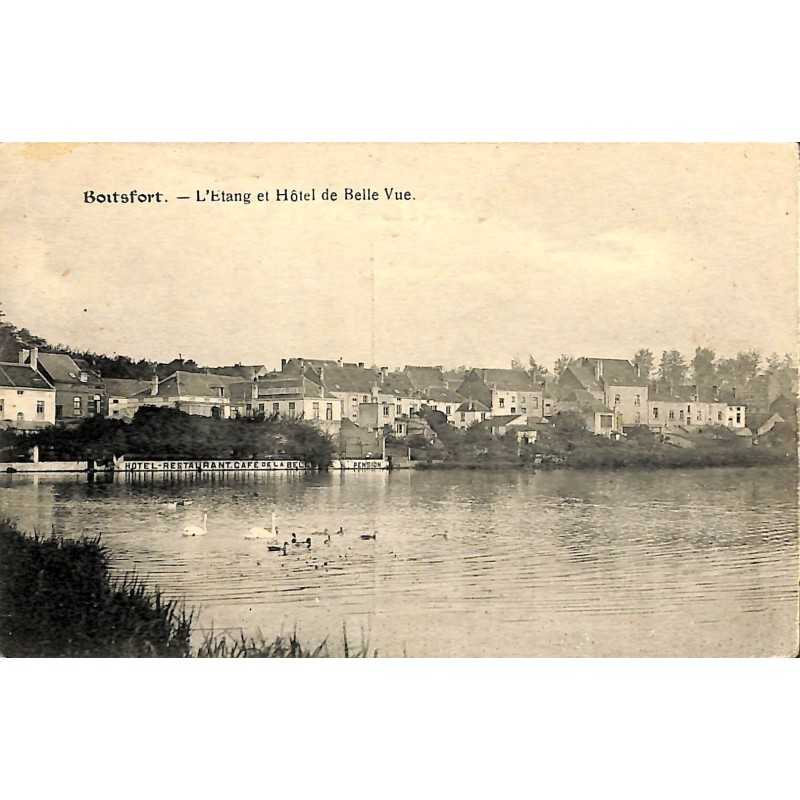 ABAO Bruxelles Watermael-Boitsfort - L'Etang et Hôtel de Belle Vue.