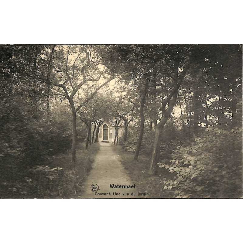 ABAO Bruxelles Watermael-Boitsfort - Couvent. Une vue du jardin.