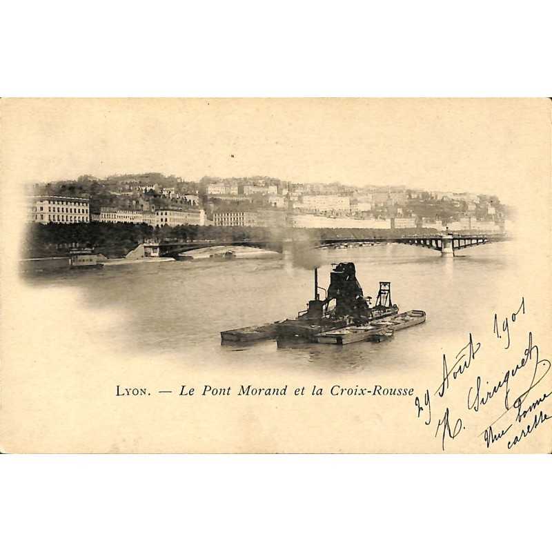 ABAO 69 - Rhône [69] Lyon - Le pont Morand et la Croix-Rousse.