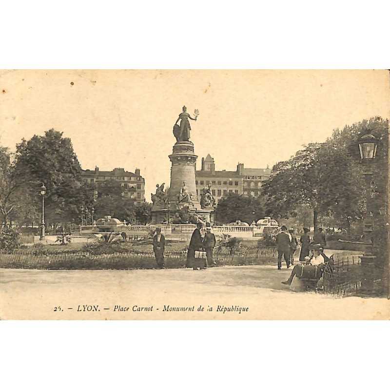 ABAO 69 - Rhône [69] Lyon - Place Carnot. Monument de la République.